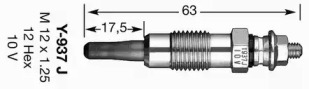 Свеча накаливания (NGK: 7503)